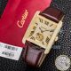 Replica Cartier Tank Watch SS White Roman Yellow Diamond Face Leather Watch (4)_th.jpg